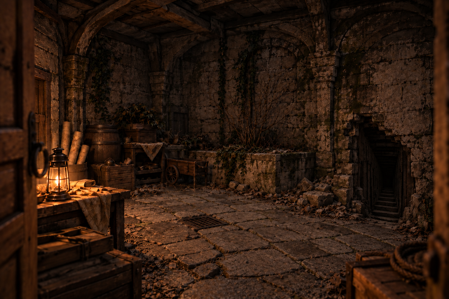 Vey's Buried Courtyard